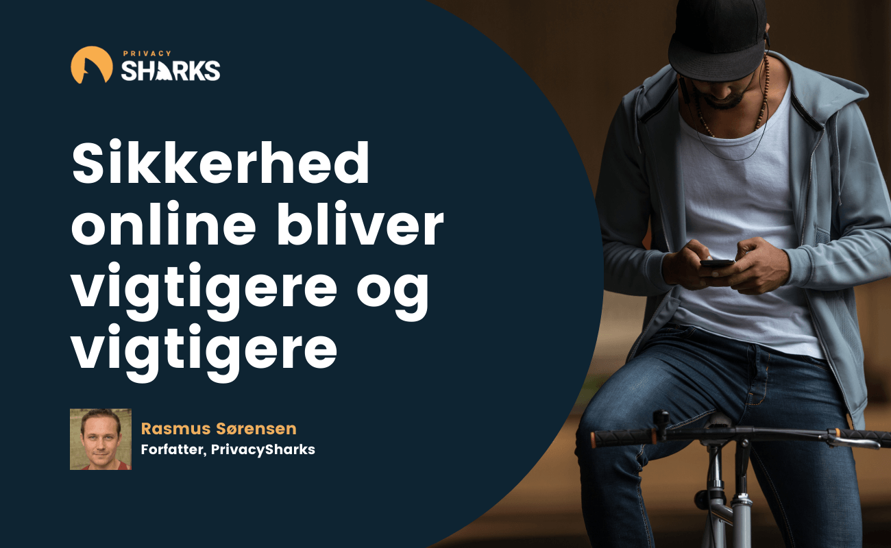 Sikkerhed online bliver vigtigere og vigtigere