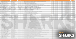 linkedin data organized by categories