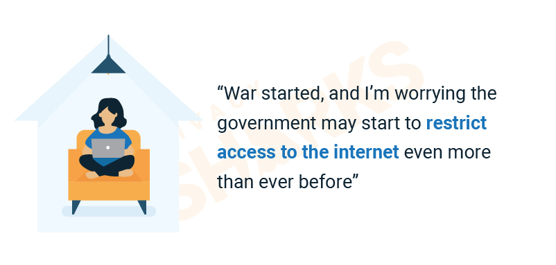 Russian VPN user quote