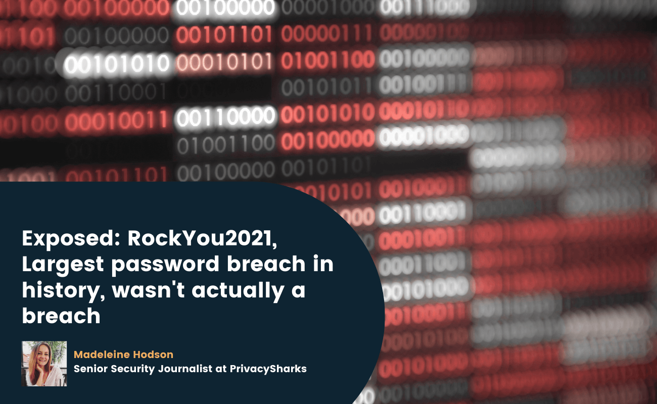 Rockyou2021: largest password breach wasn't actually a breach