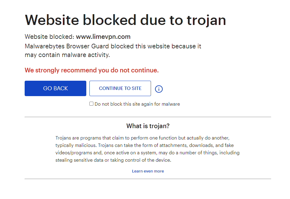 website trojan