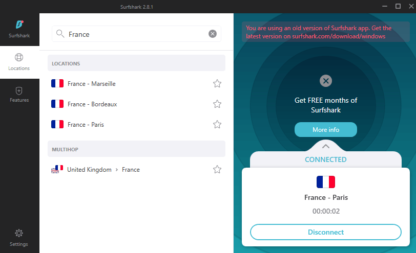 France VPN server