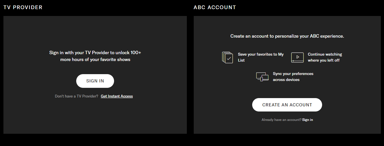 create abc account