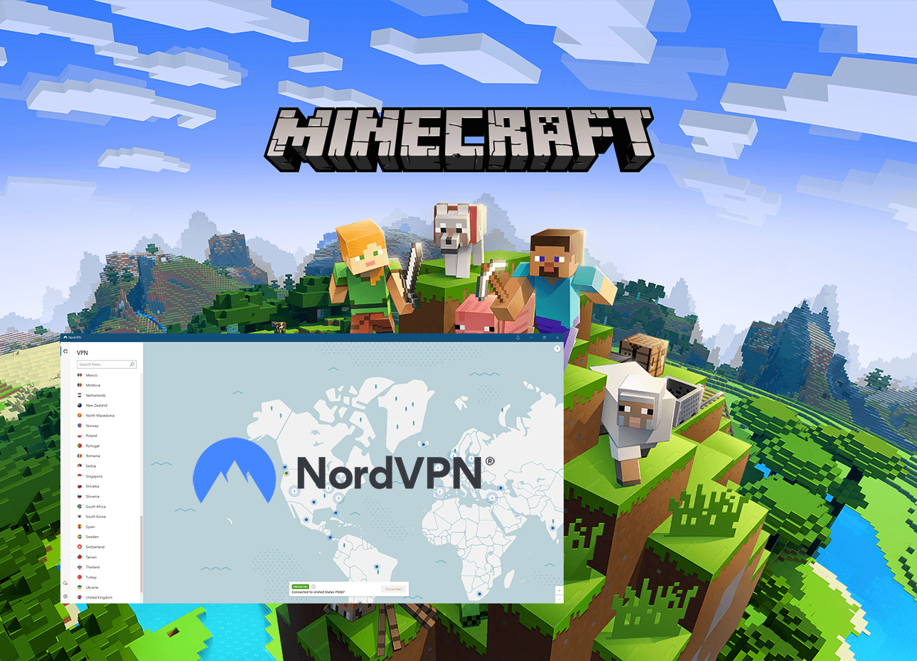 nordvpn for minecraft