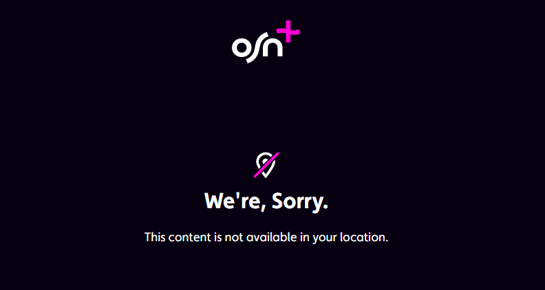 OSN unavailable