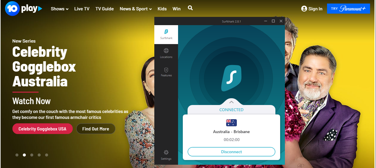 Australian VPN Tenplay