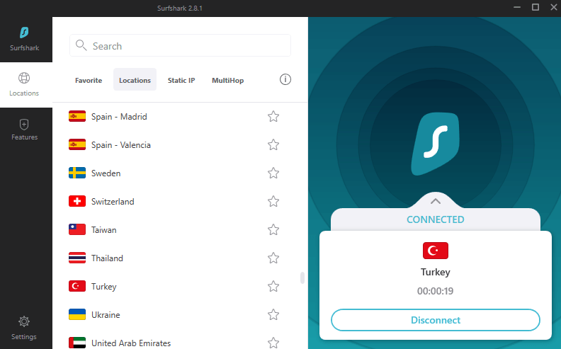 Turkey VPN server